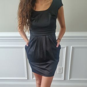 Black Satin Dress
